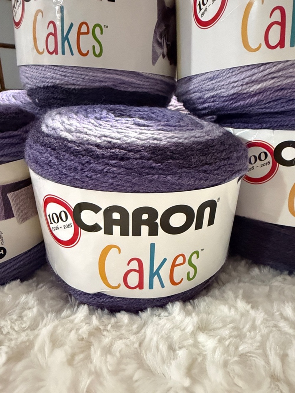 Caron Cakes Bumbleberry- Purple Yarn Pet free home New $10 each